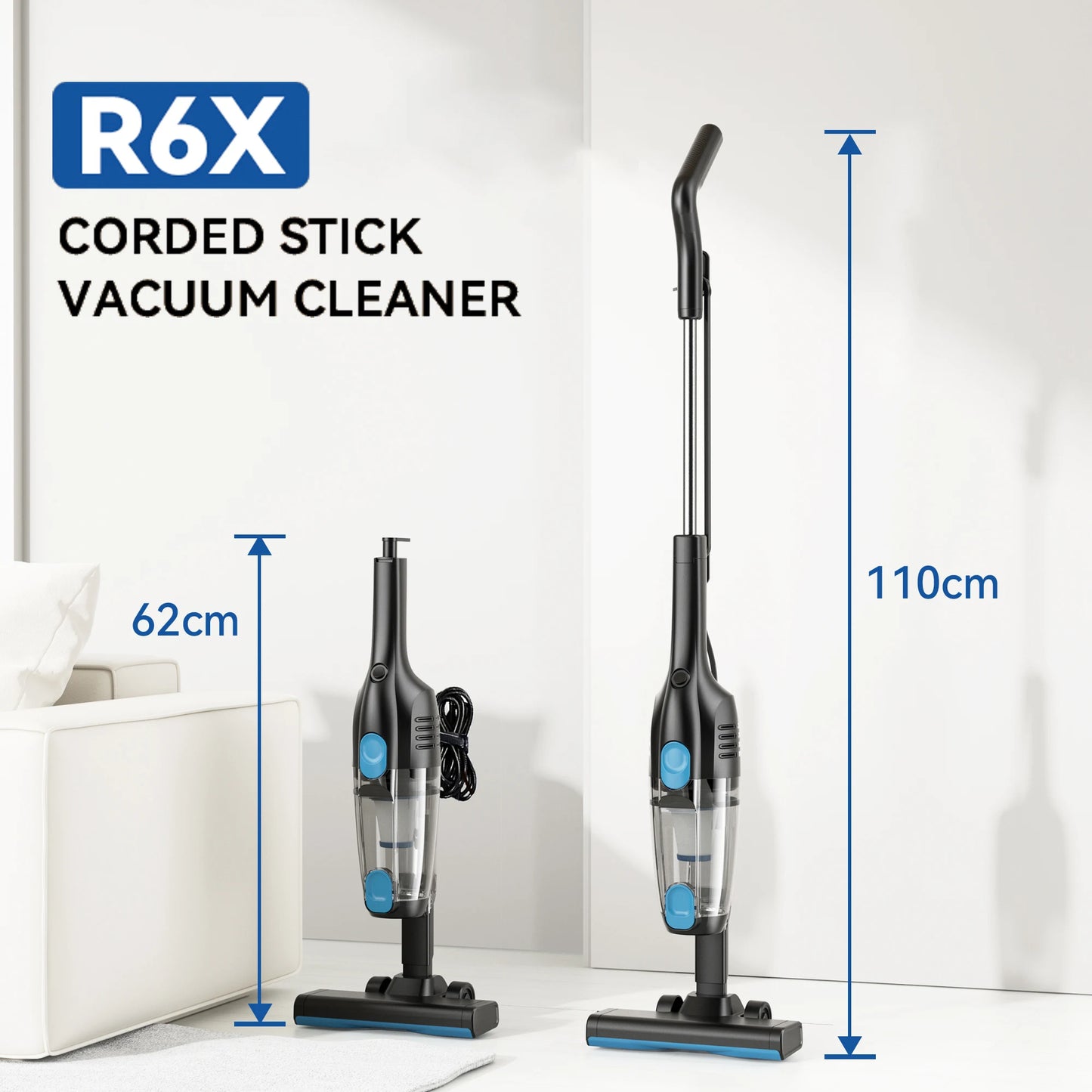 INSE R3S Corded Vacuum Cleaner 16Kpa 6M Extra Long Cord Handheld Vacuum Cleaner for Car Cleaning Hard Floor Household Appliance - Joanie B 25