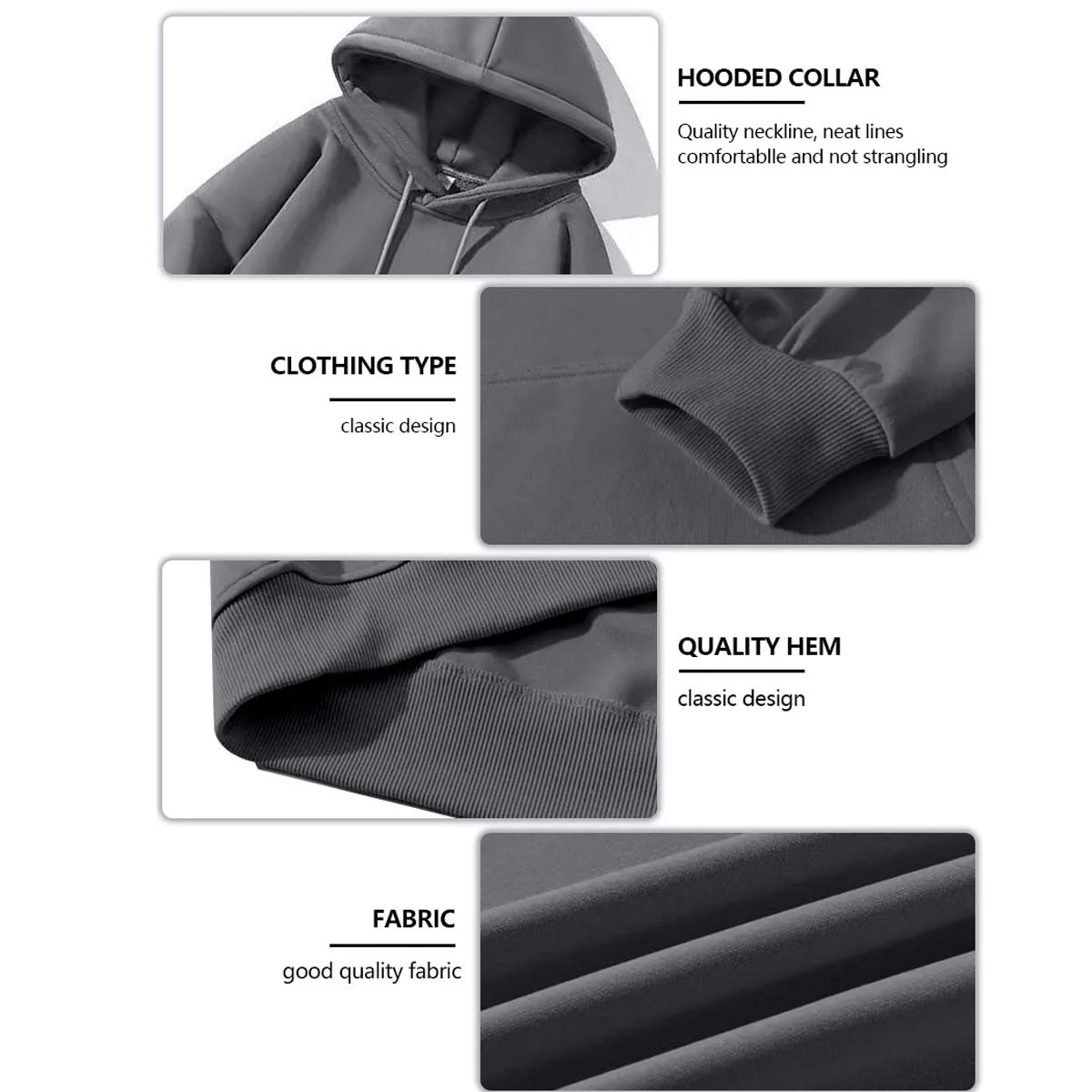 270g Heavyweight Fit Hooded Sweatshirt for Men and Women Casual Warm Outerwear for Autumn Winter Daily Outdoor Travel - Joanie B 25
