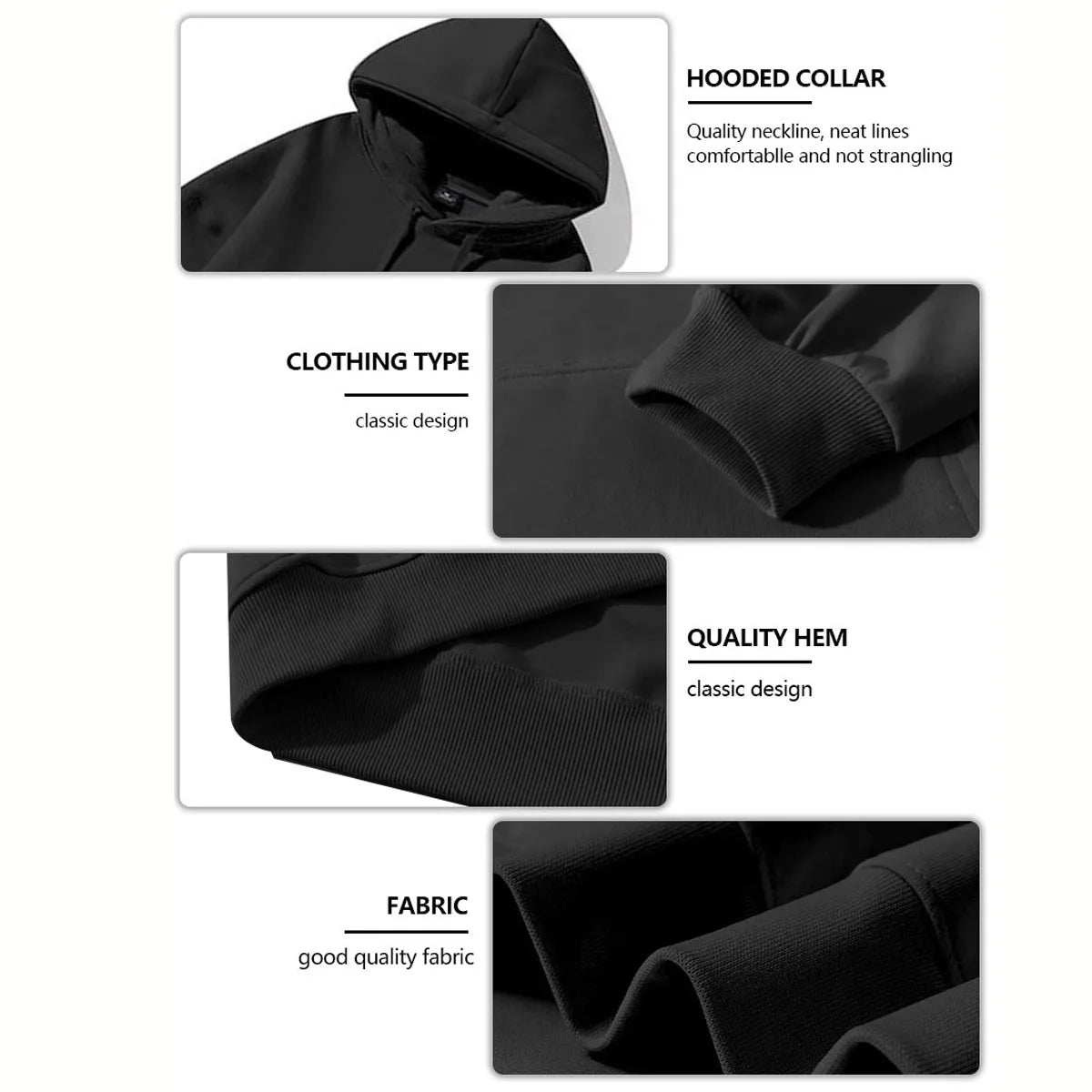 270g Heavyweight Fit Hooded Sweatshirt for Men and Women Casual Warm Outerwear for Autumn Winter Daily Outdoor Travel - Joanie B 25