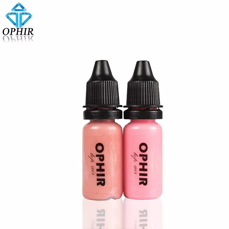 Ophir Airbrush Makeup Inks Set 10 Bottles 3 Foundations