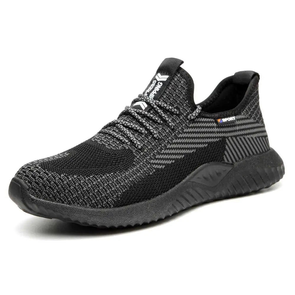 SUADEX Men Steel Toe Safety Work Shoes Breathable Lightweight Comfortable Industrial Construction Shoes Puncture Proof Antislip - Joanie B 25