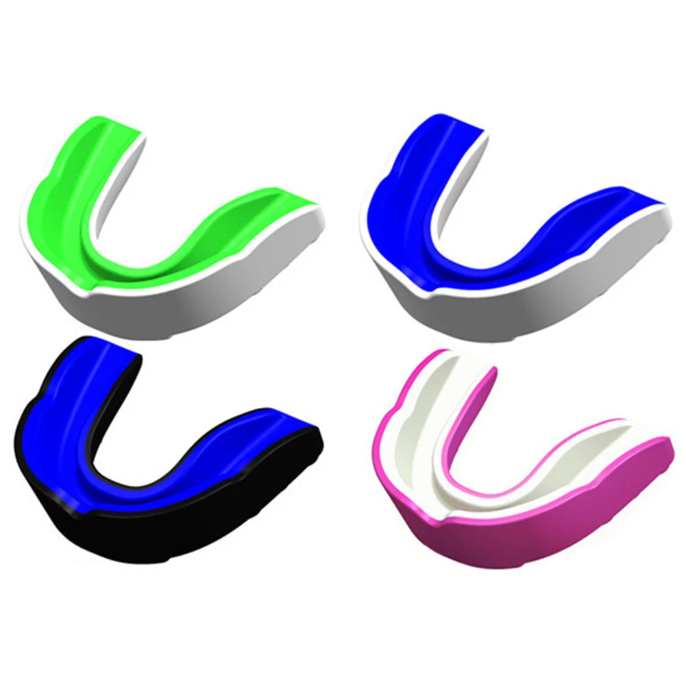 4Pcs Mouth Guard MMA Martial Arts Mouth Guard Combat Sports Mouth Guard Adults Junior Mouth Guard for Contact Combat Sport