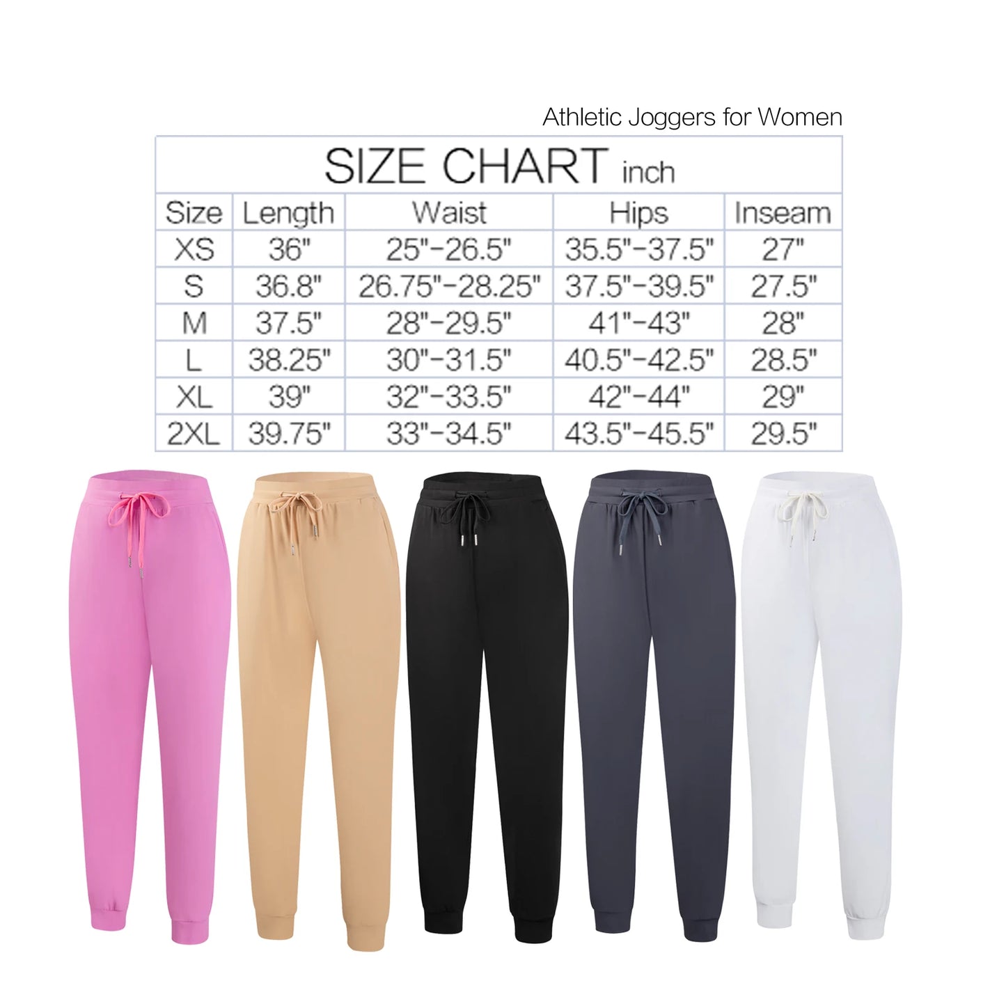 Fitness Jogging Pants Women Elastic Waist Drawstring Yoga