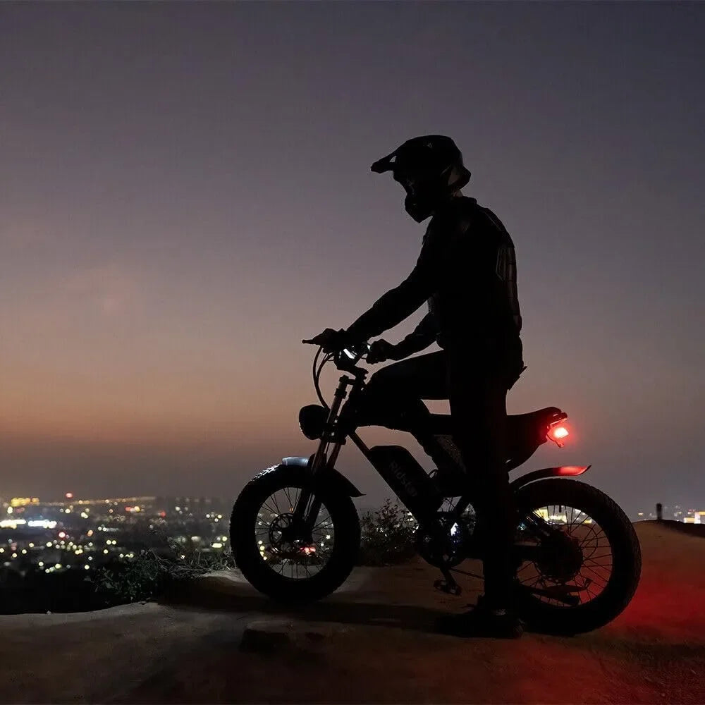 Electric Bike for Adults Q20 1500W 30MPH 48V 20AH All Terrain Fat Tire E-Bike with Digital Display and Dual Suspension - Joanie B 25