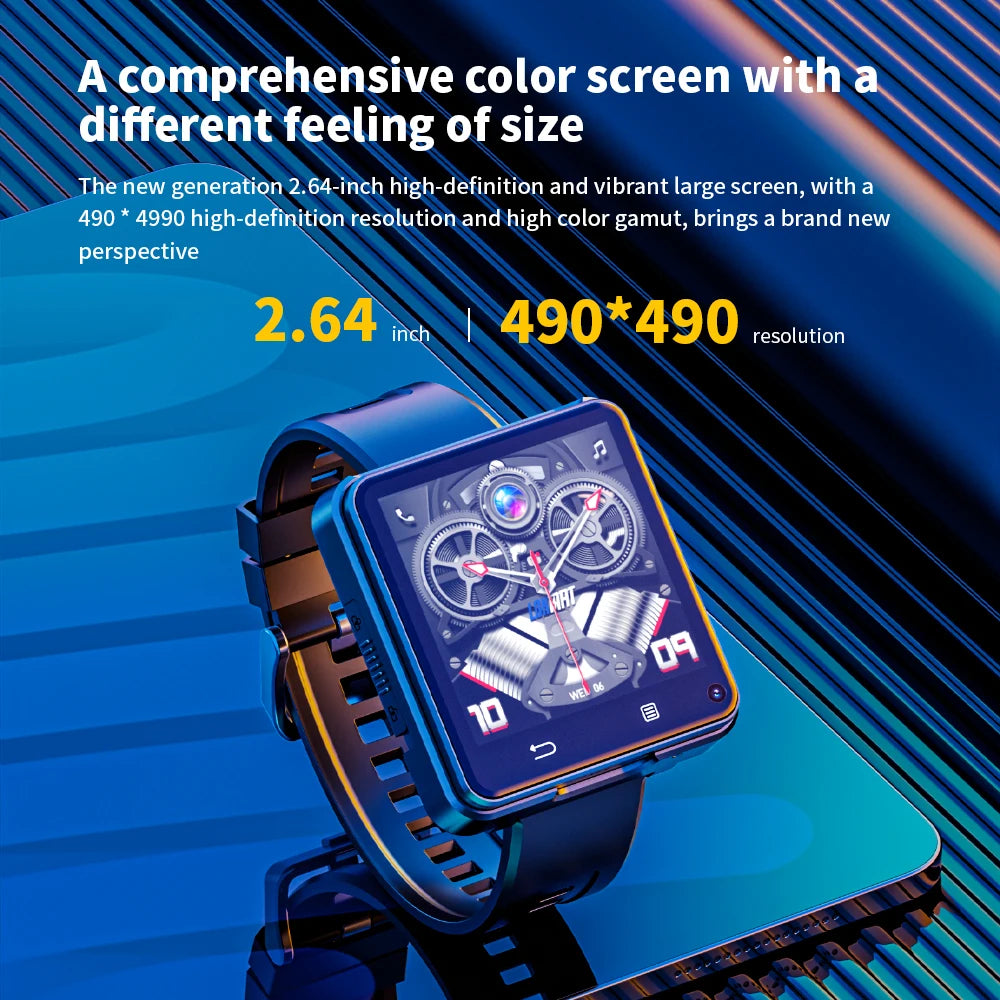 LOKMAT APPLLP 2 Max Dual Camera Android 11 Smart Watch with 4G WiFi Video Calls and Mini Phone - Joanie B 25