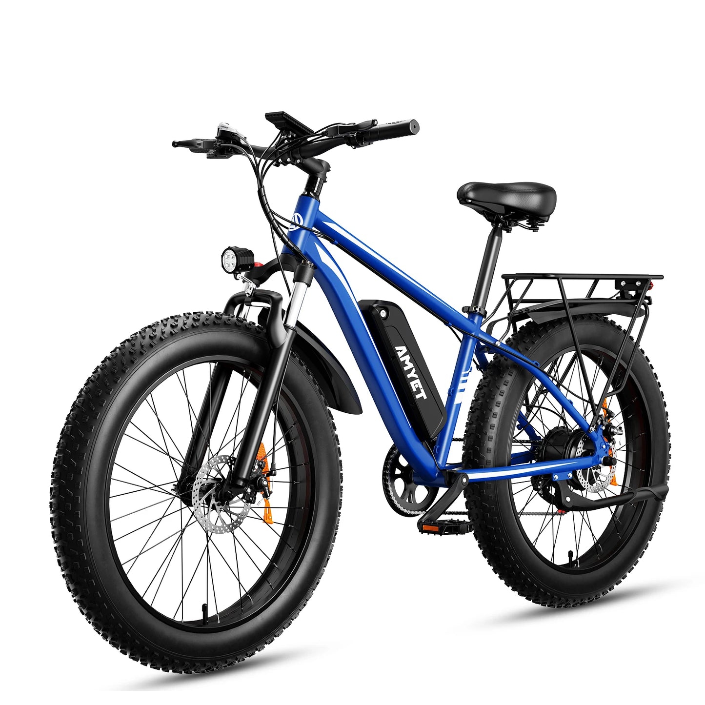 Amyet Electric Bike Eb26 Adults Electric Bicycle Peak 1500W 48V 15Ah E Bike 26 Inch Fat Tire Mountain Bike 31mph Electric Dirt Bike - Joanie B 25