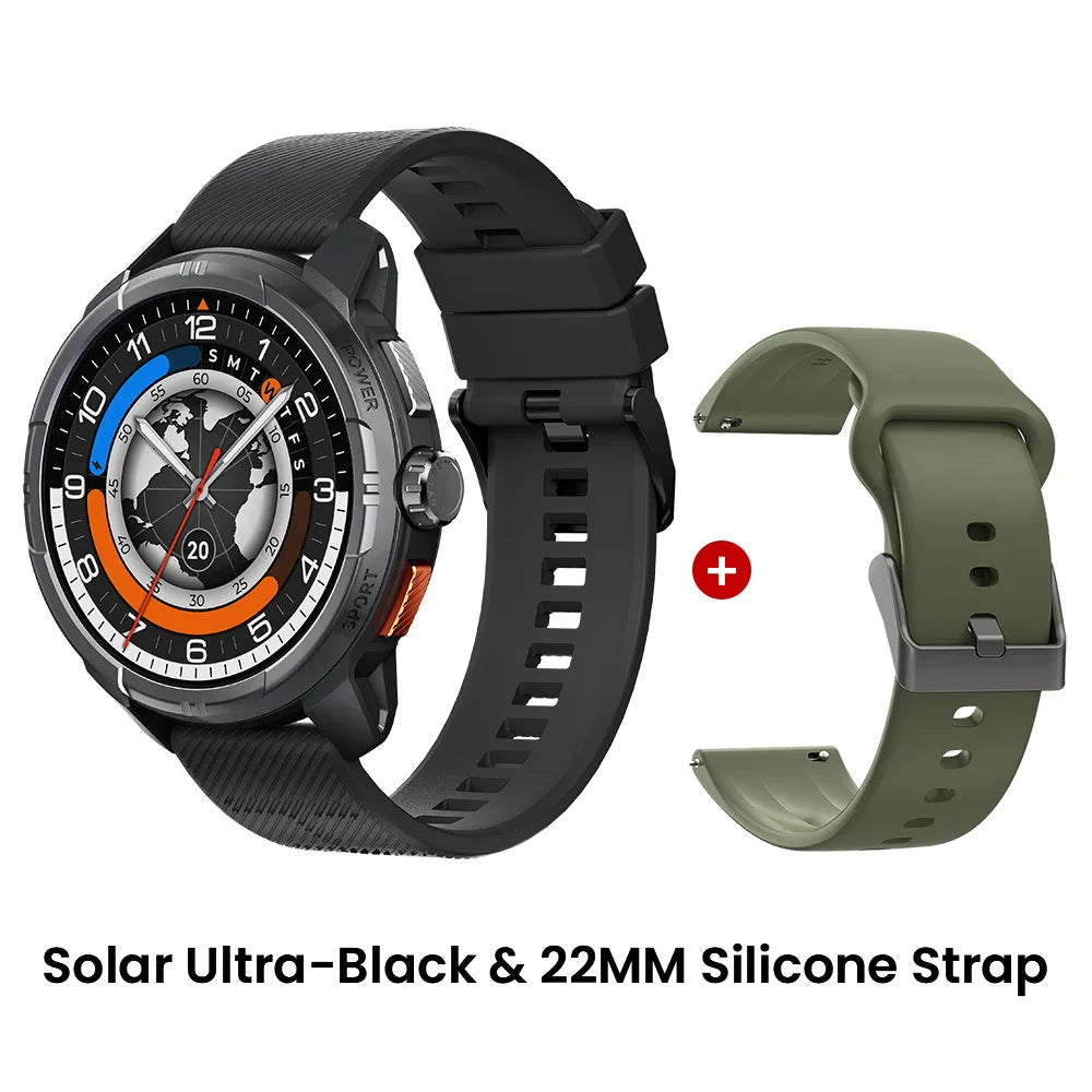HAYLOU Solar Ultra GPS Smart Watch 1.6 Inch AMOLED Display 60Hz Refresh Rate Bluetooth Calls 5ATM Water Resistance Sports Smartwatch - Joanie B 25