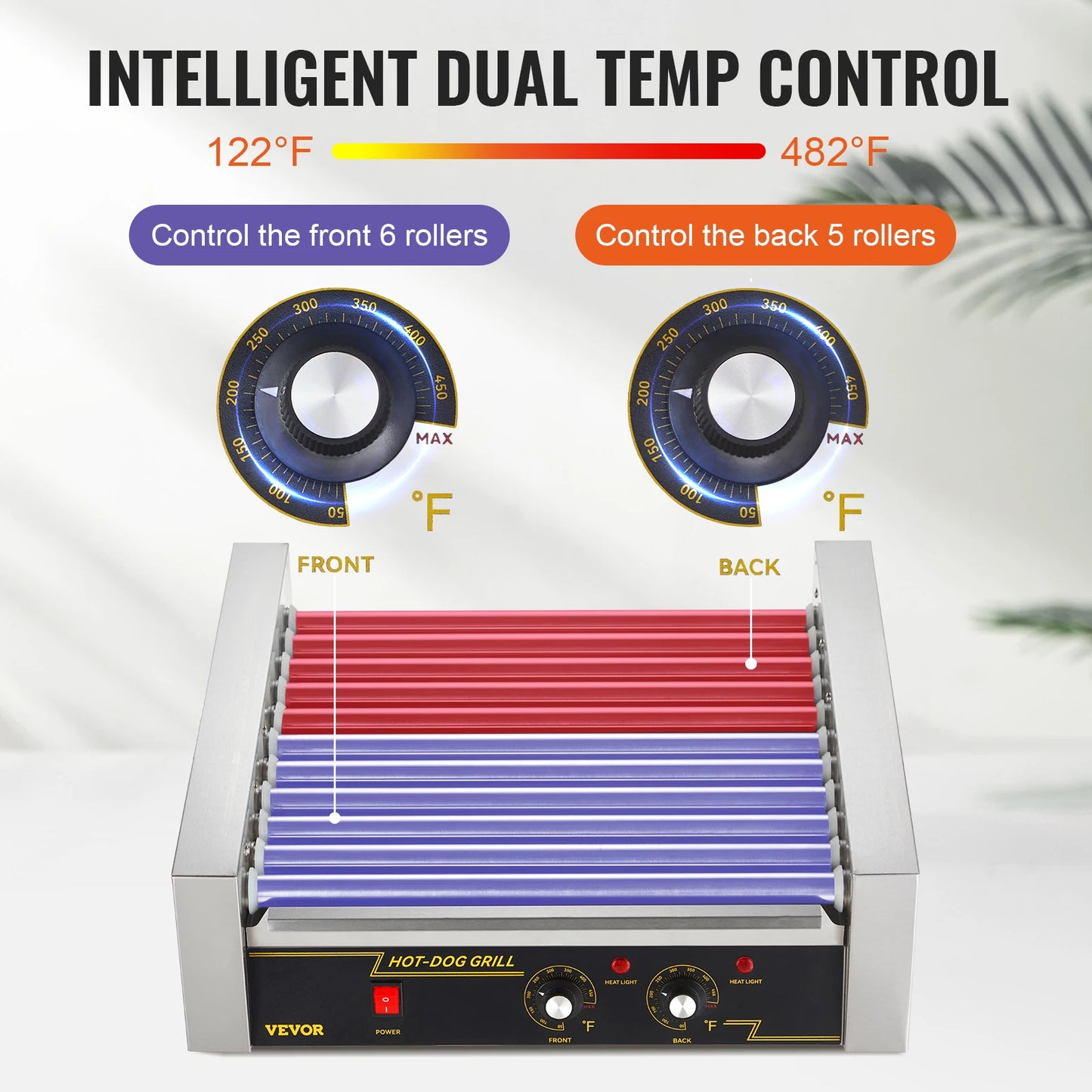 Vevor 5 7 11 Rods Commercial Hot Dog Roller Electric Sausage Maker Barbecue Grill Machine for Camping Party Home Appliance 110V - Joanie B 25