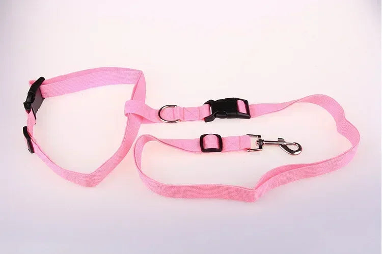 Adjustable Hands Free Dog Leash with Waist Belt and Traction Rope for Running Walking Pets - Joanie B 25