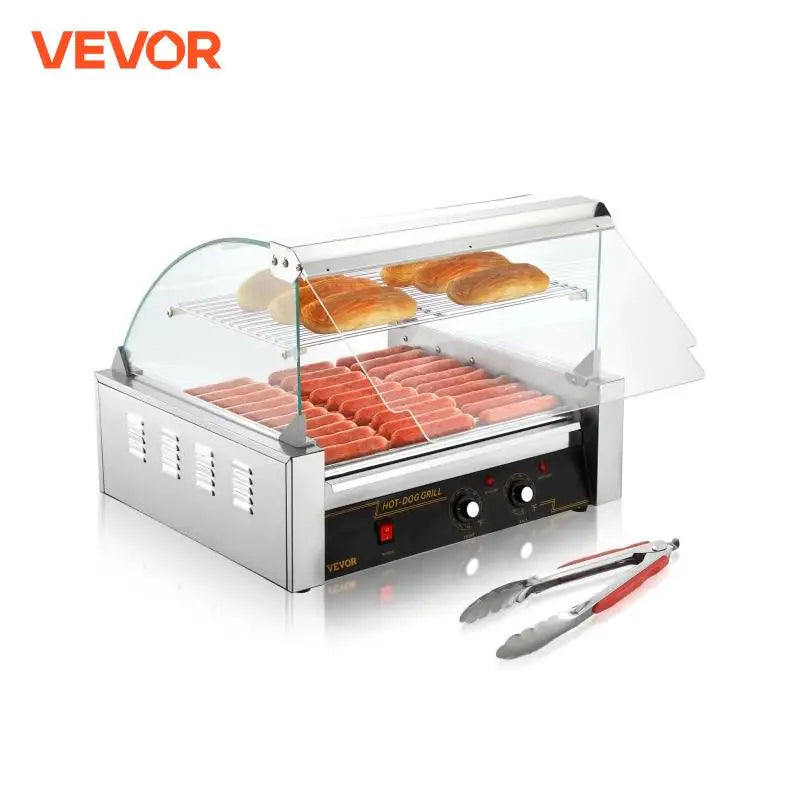 Vevor 5 7 11 Rods Commercial Hot Dog Roller Electric Sausage Maker Barbecue Grill Machine for Camping Party Home Appliance 110V - Joanie B 25