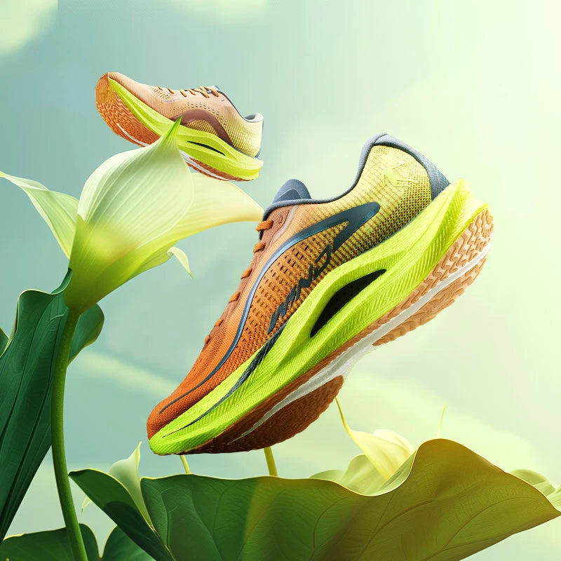 QIAODAN Qiang Feng 2.0 Marathon Running Shoes Men 2024 New Professional Breathable Anti Slippery Lightweight Sneakers - Joanie B 25