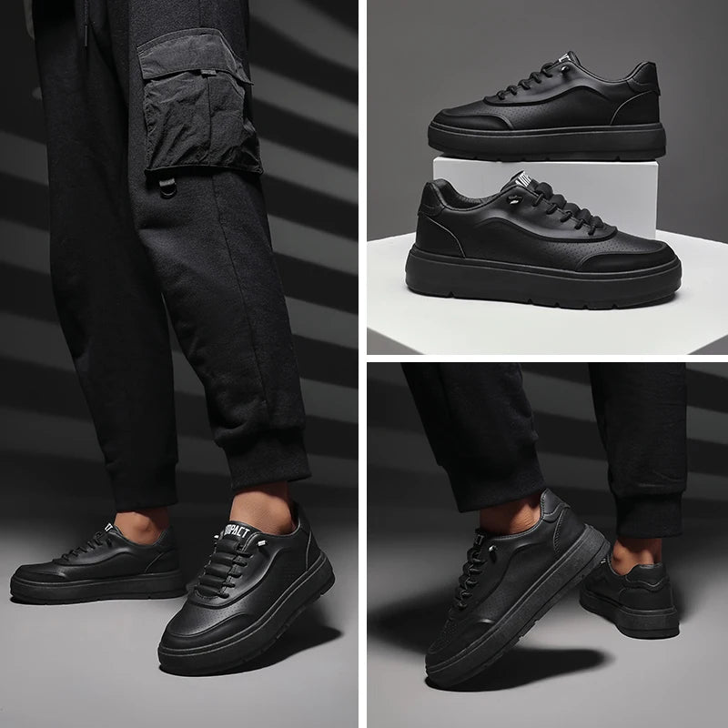 Men's Luxury Vulcanized Sneakers Fashion Outdoor Sport Shoes with Breathable Design for Gym Casual Wear and Street Style - Joanie B 25