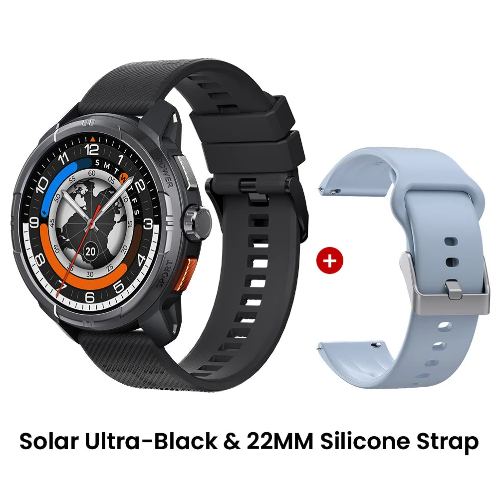 HAYLOU Solar Ultra GPS Smart Watch 1.6 Inch AMOLED Display 60Hz Refresh Rate Bluetooth Calls 5ATM Water Resistance Sports Smartwatch - Joanie B 25
