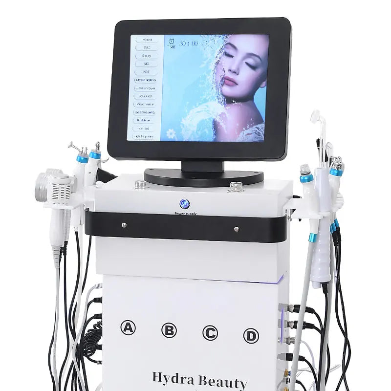 14 In 1 Hydra Beauty Facial Machine Aqua Peel EMS Tighten