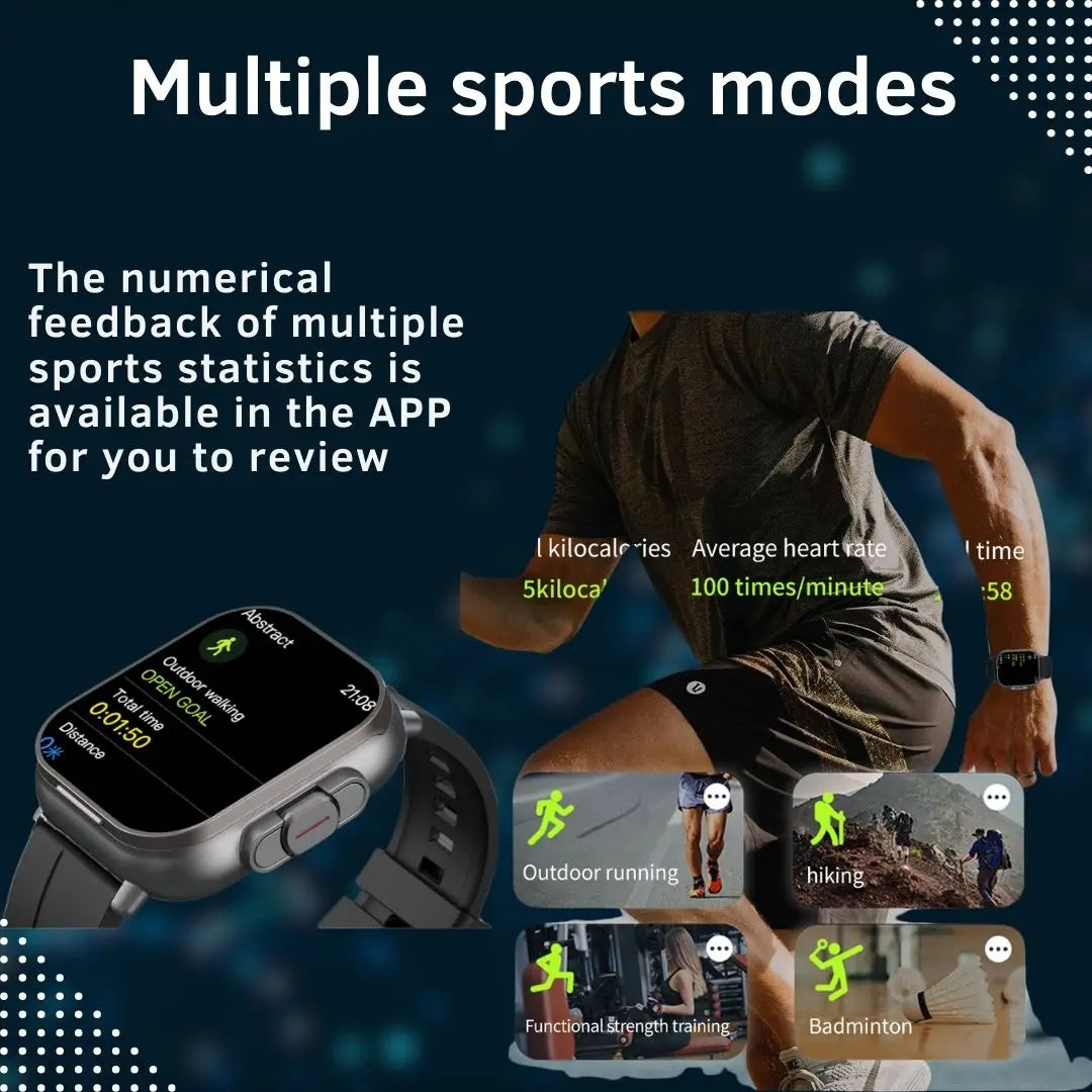 D8 2-In-1 Smartwatch with Headphone 2 Inch Bluetooth Call NFC Sleep Monitor Fitness Tracker Compatible with iPhone and Android 2025 - Joanie B 25