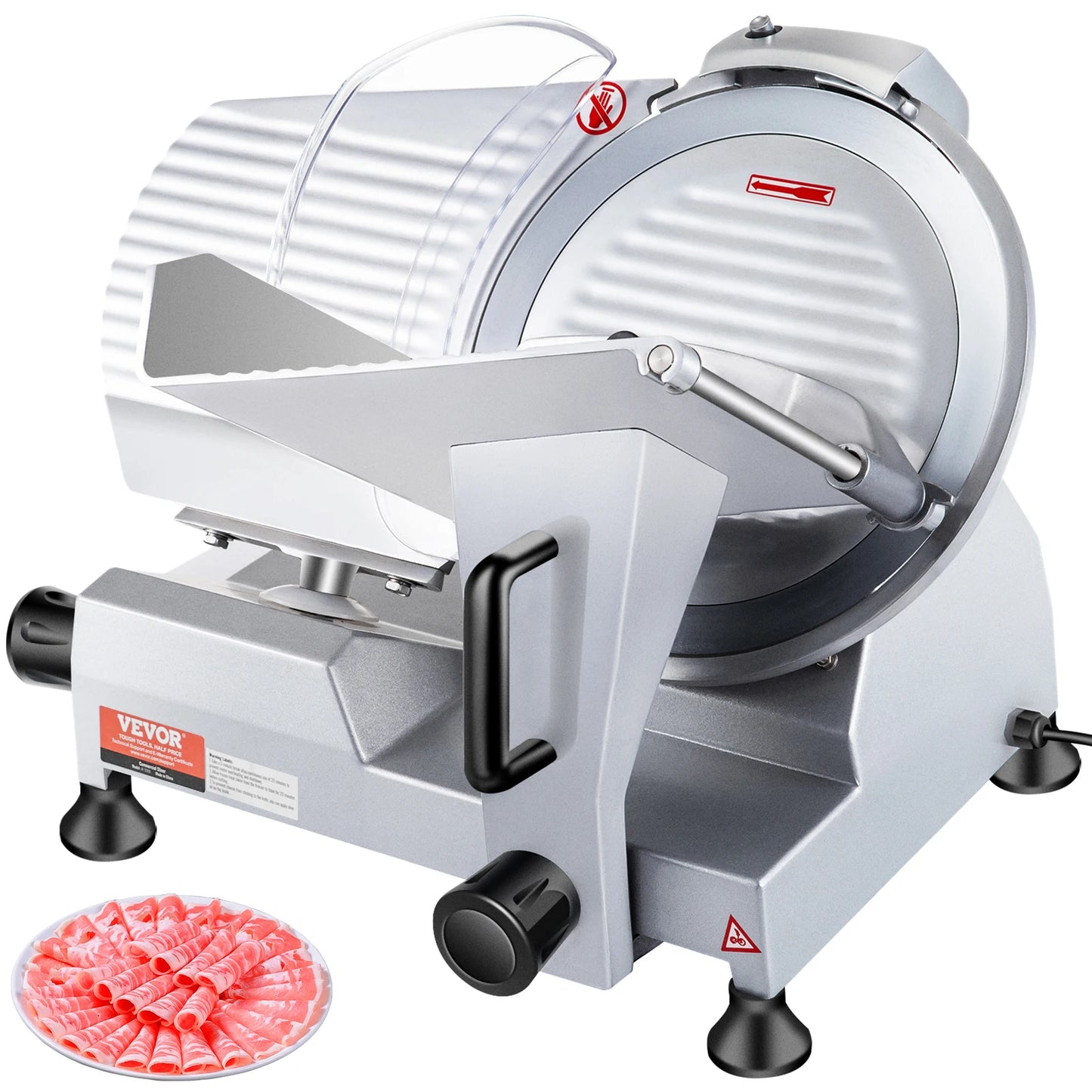 VEVOR Electric Meat Slicer 200W 240W 320W 340W Adjustable Thickness Deli Food Slicer for Home and Commercial Use - Joanie B 25