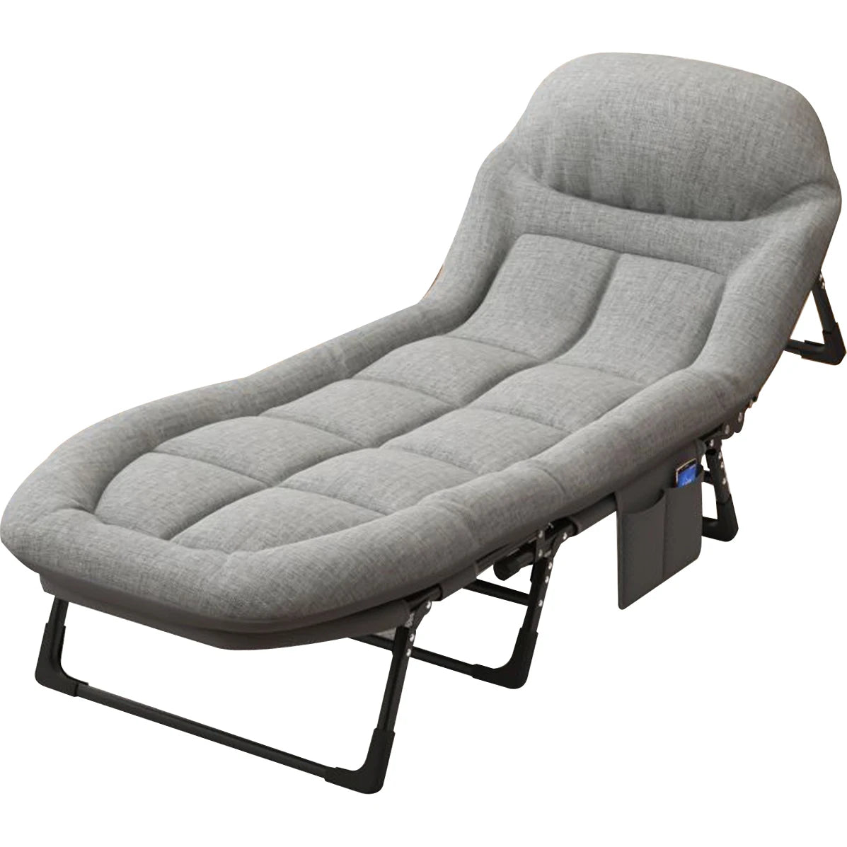 American Folding Bed Single Sofa Bed Nap Lounge Chair Essential For Courtyard Sunbathing - Joanie B 25