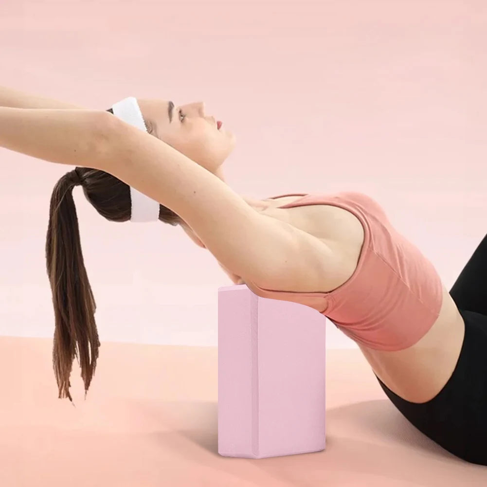 EVA Yoga Block Non Slip Moisture Proof High Density Body Shaping Yoga Building Blocks for Yoga Pilates - Joanie B 25