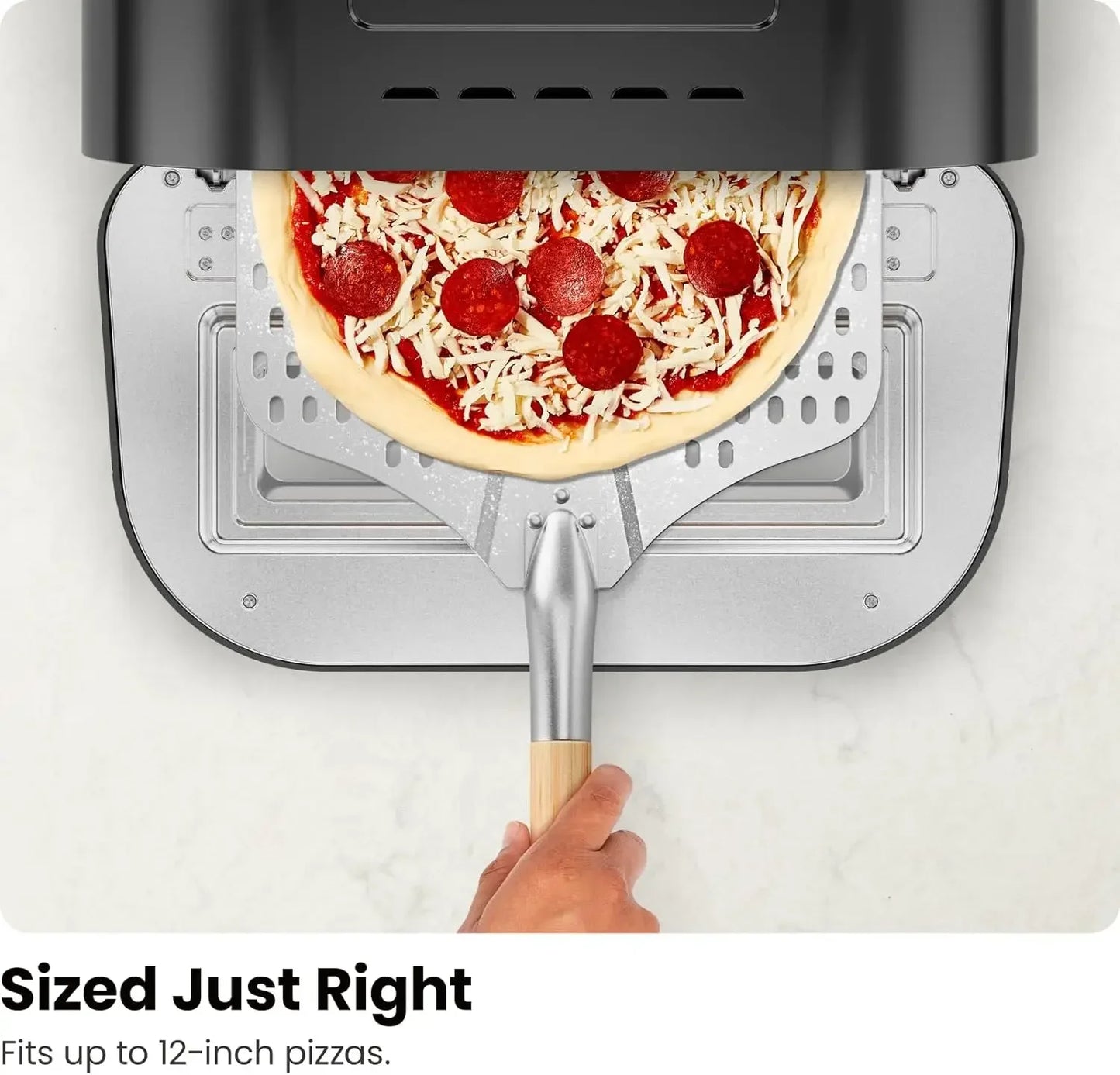 Chefman Indoor Pizza Oven Makes 12 Inch Pizzas in Minutes Heats Up to 800 Degrees Fahrenheit Countertop Electric Pizza Maker - Joanie B 25