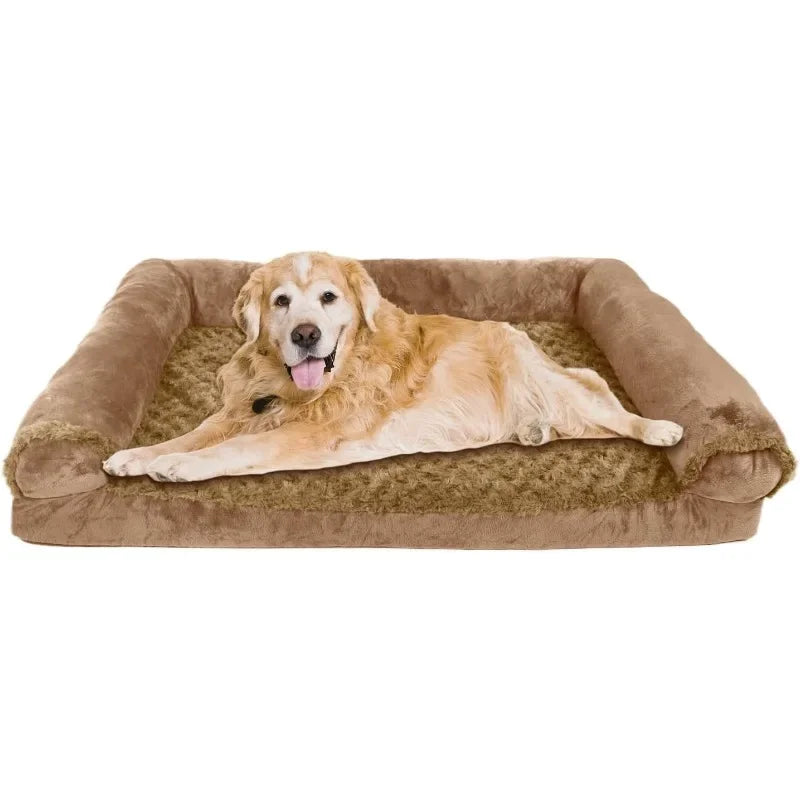 Orthopedic Dog Bed for Extra Large Breed Dogs Waterproof Washable Pet Bed with High Density Foam and Non Slip Bottom - Joanie B 25