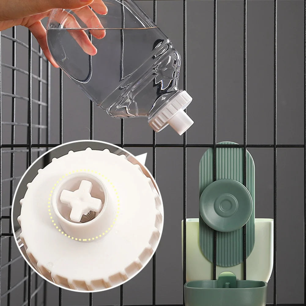 27oz Automatic Pet Bowl Cage Hanging Feeder and Water Dispenser for Puppy Cat Rabbit Small Pets - Joanie B 25