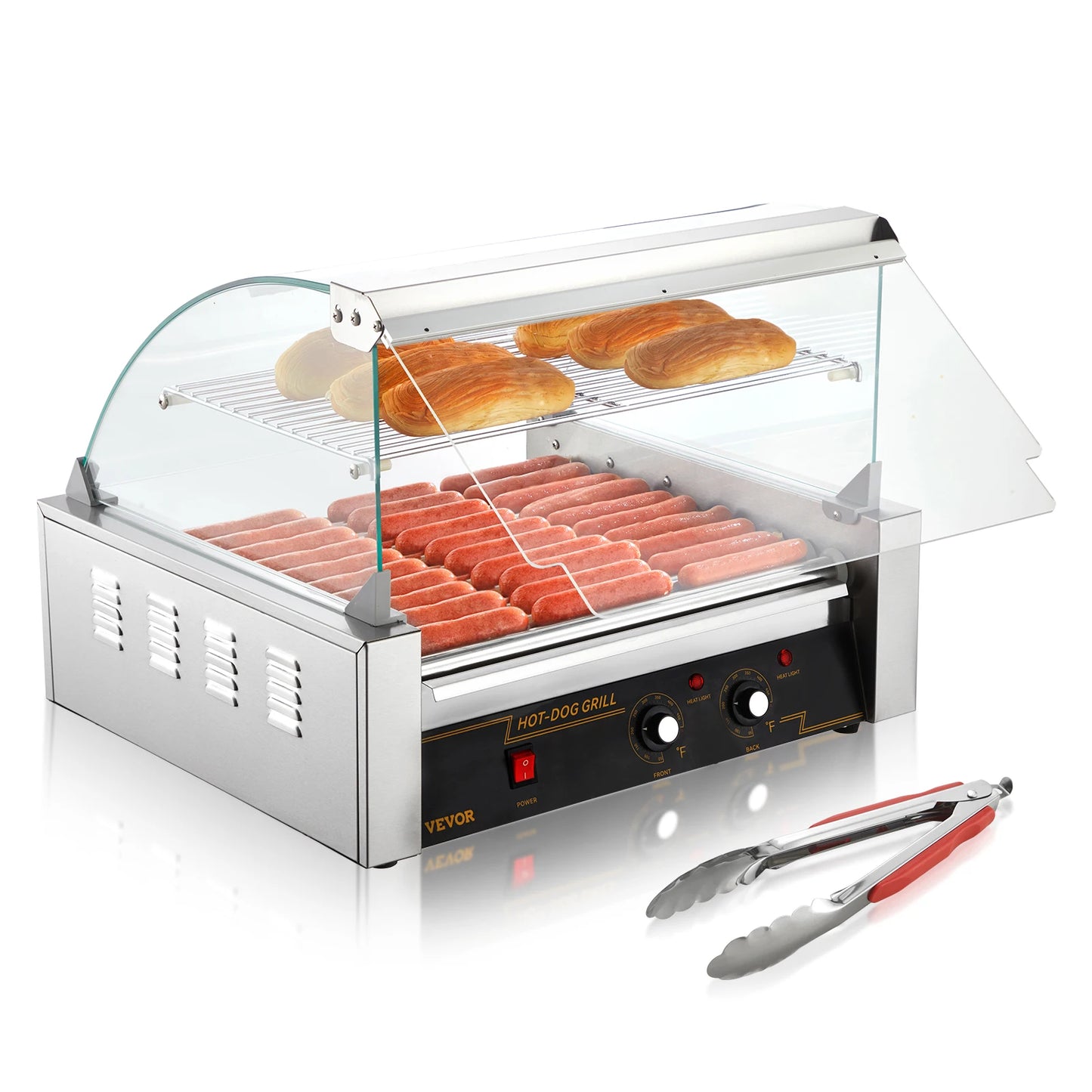 Vevor 5 7 11 Rods Commercial Hot Dog Roller Electric Sausage Maker Barbecue Grill Machine for Camping Party Home Appliance 110V - Joanie B 25