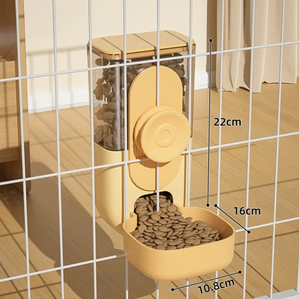 27oz Automatic Pet Bowl Cage Hanging Feeder and Water Dispenser for Puppy Cat Rabbit Small Pets - Joanie B 25