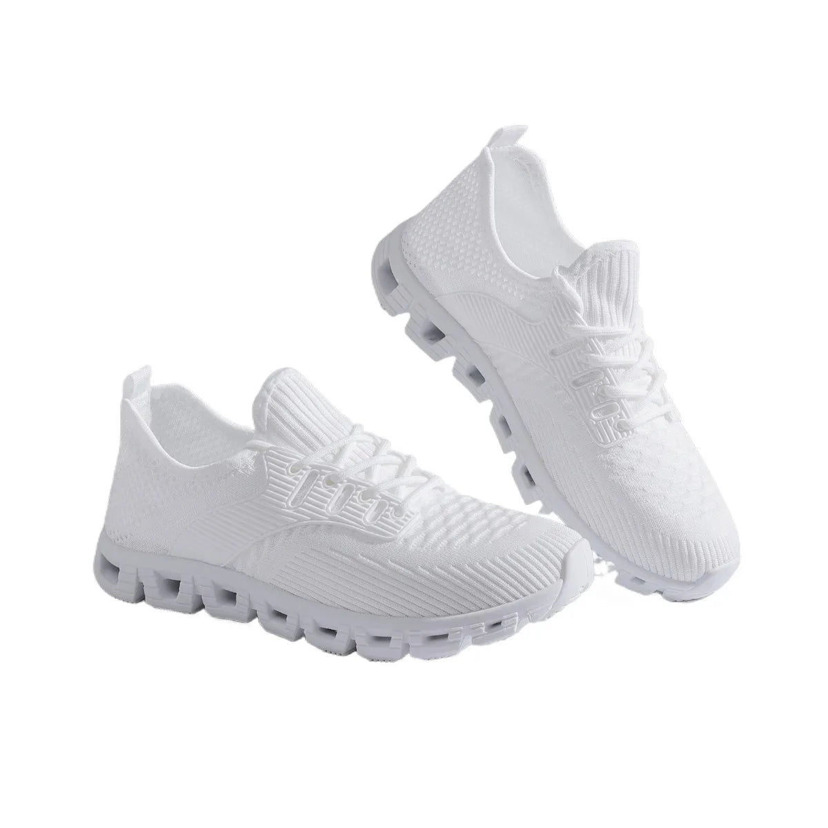 Unisex Breathable Mesh Running Shoes with Comfort Cushion Wide Size Low Top Sneakers for Jogging Casual Sports Durable Comfort - Joanie B 25