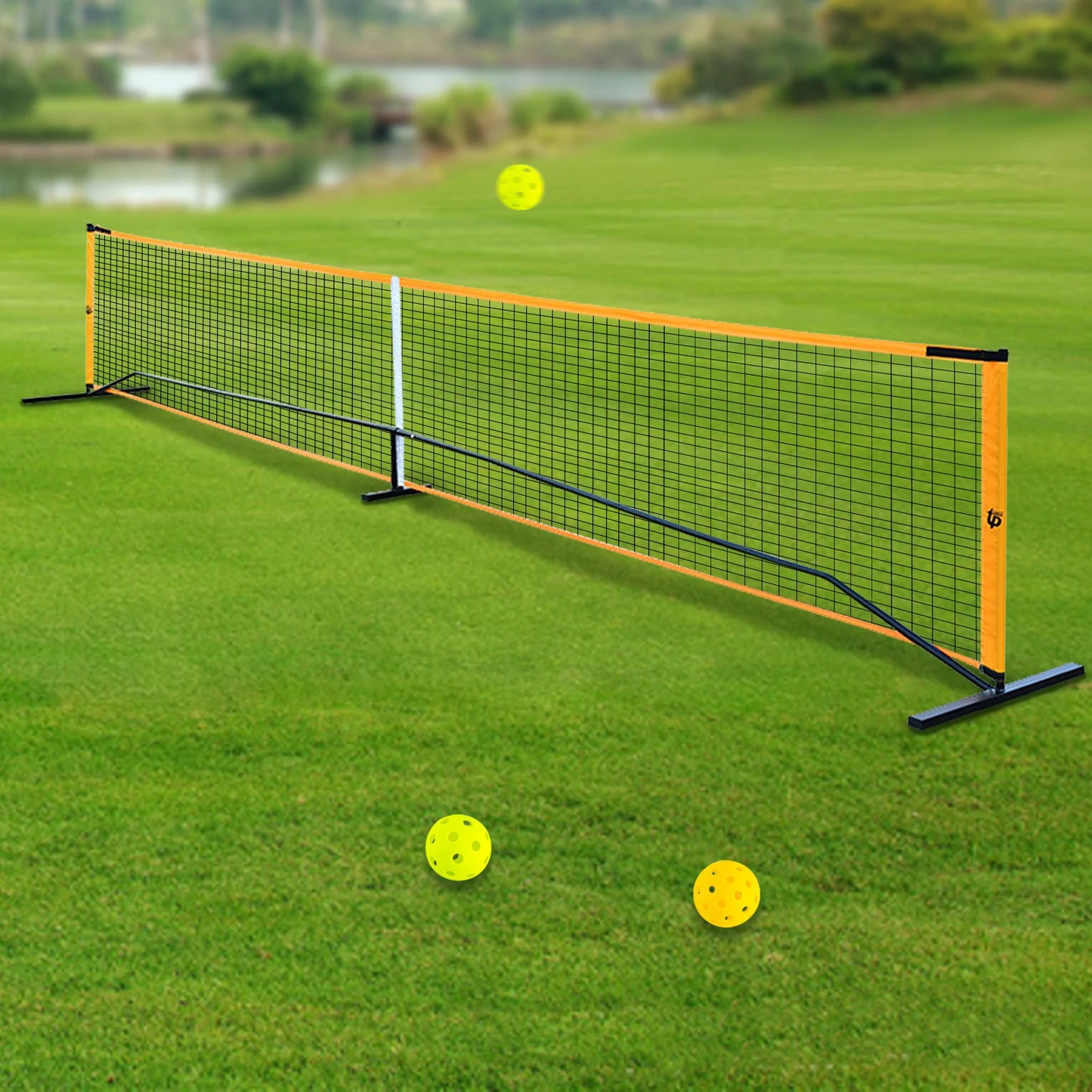 Portable Pickleball Net Set with Four Paddles and Balls for Outdoor Indoor Play Suitable for Badminton and Tennis - Joanie B 25