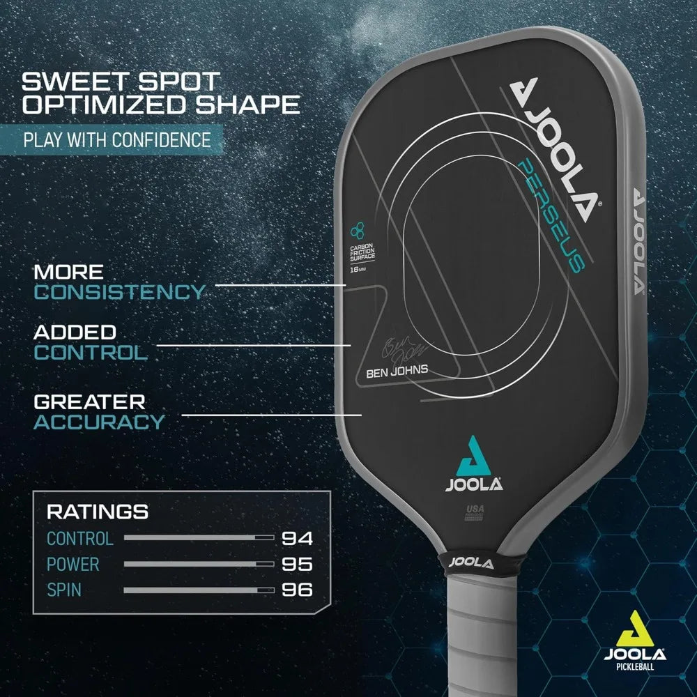 Ben Johns Perseus Pickleball Paddle Charged Surface