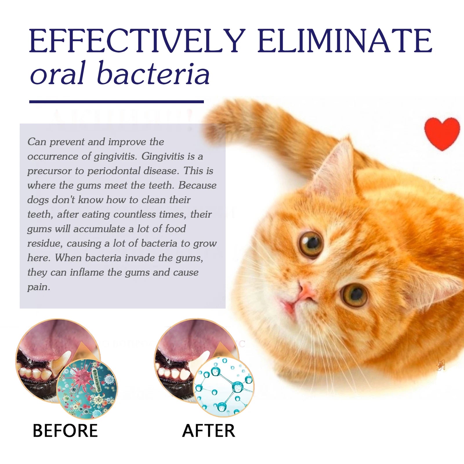 Pet Oral Cleaning Cream Whiten Teeth with Peppermint Extract for Freshness Dogs Oral Healthy Care Stain and Odor Removers Pet Supplies - Joanie B 25