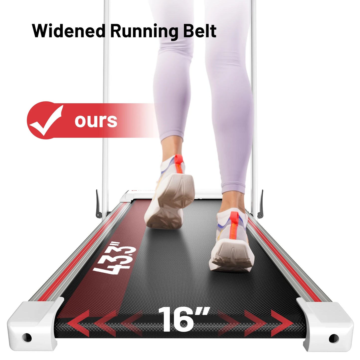 Home Foldable Treadmill Walking Pad Remote Control Handrail
