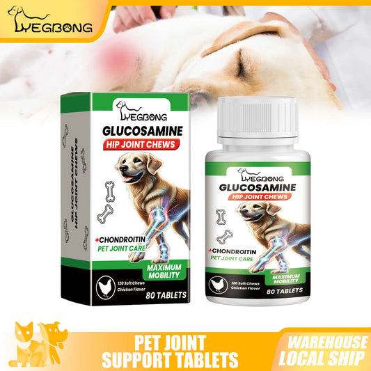 Pet Joint Care Tablets Various Nutrients for Dog Relieve Joint Discomfort Maintain flexibility Strengthen Bones Dog Supplies