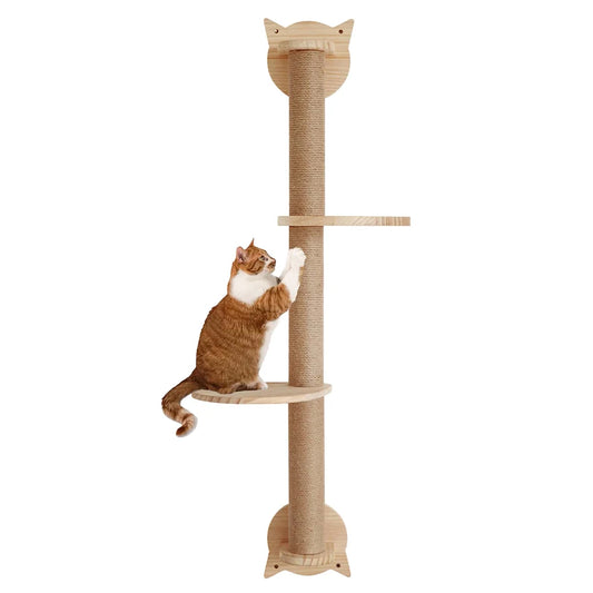 41In Cat Tree With Scratching Posts and Hammock Wall Mounted Cat Climbing Playrest Platform for Kittens and Cats - Joanie B 25