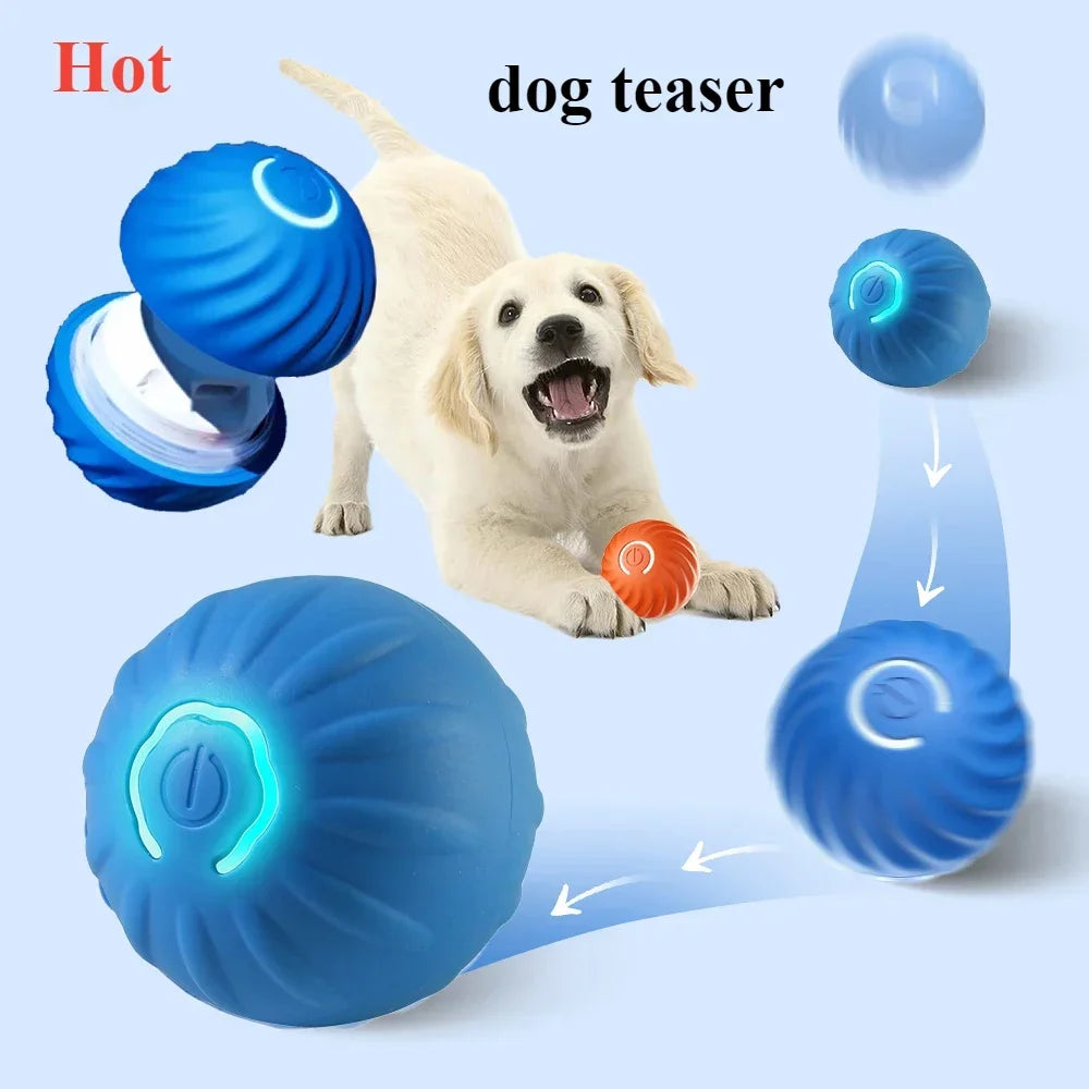 Automatic Moving Dog Toy Ball with USB Charging Rotating Interactive Chew Toy for Puppies Pet Toys Accessories - Joanie B 25