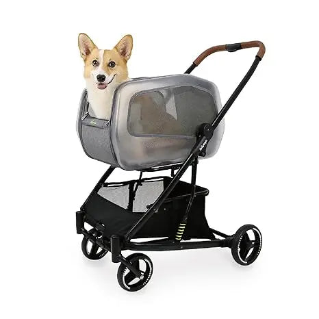 NeoRider Multi Purpose Pet Stroller With Detachable Carrier For Small Dogs Up To 26 Pounds - Joanie B 25