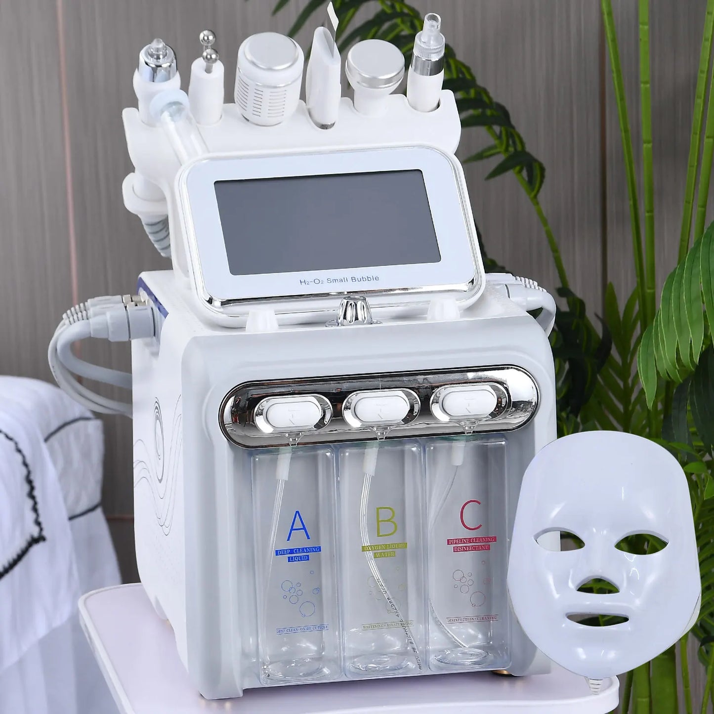 7 In 1 H2O2 Skin Cleansing Hydrofacial Machine For Home Use