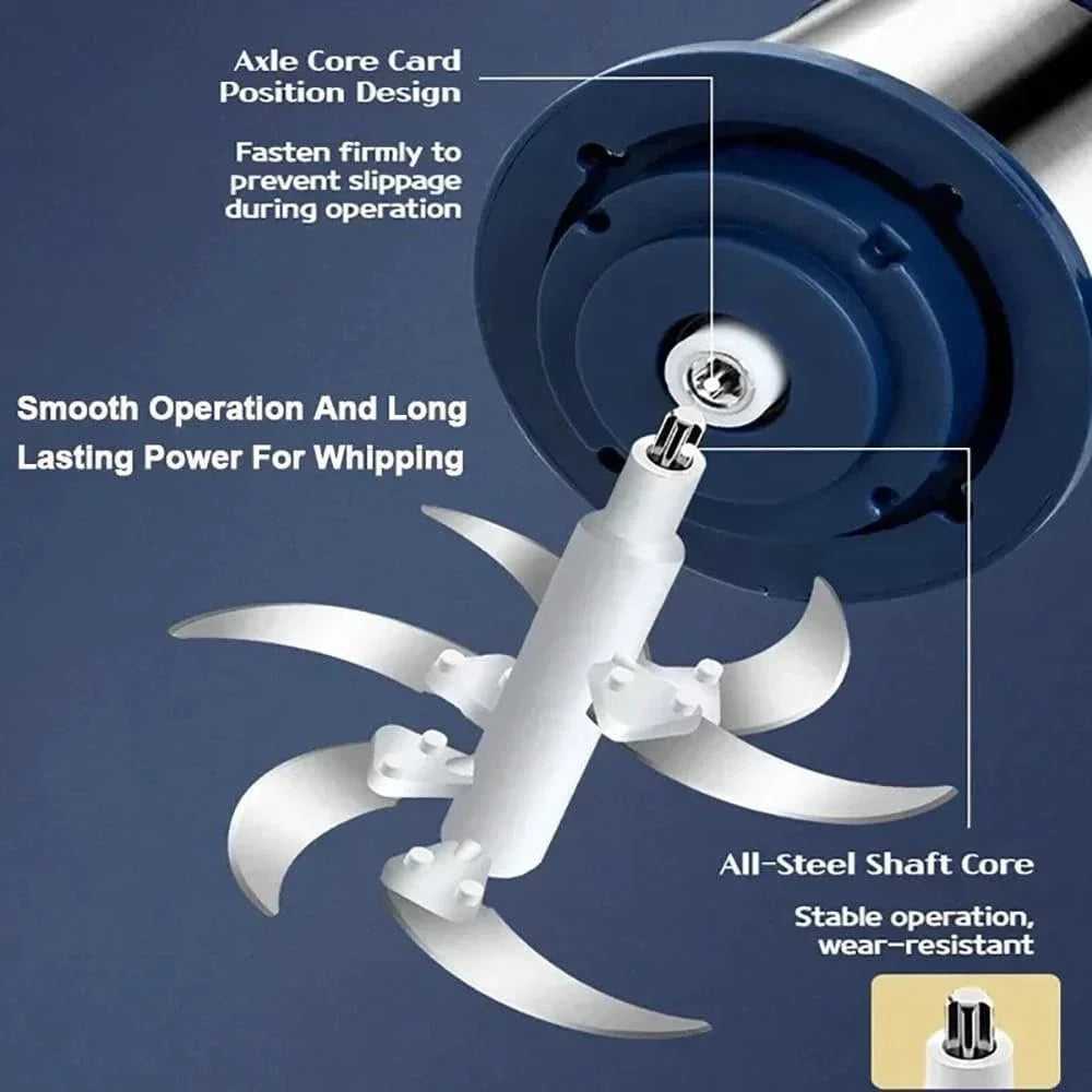 5L Electric Meat Grinder With Vegetable Slicer Chopper 304 Stainless Steel