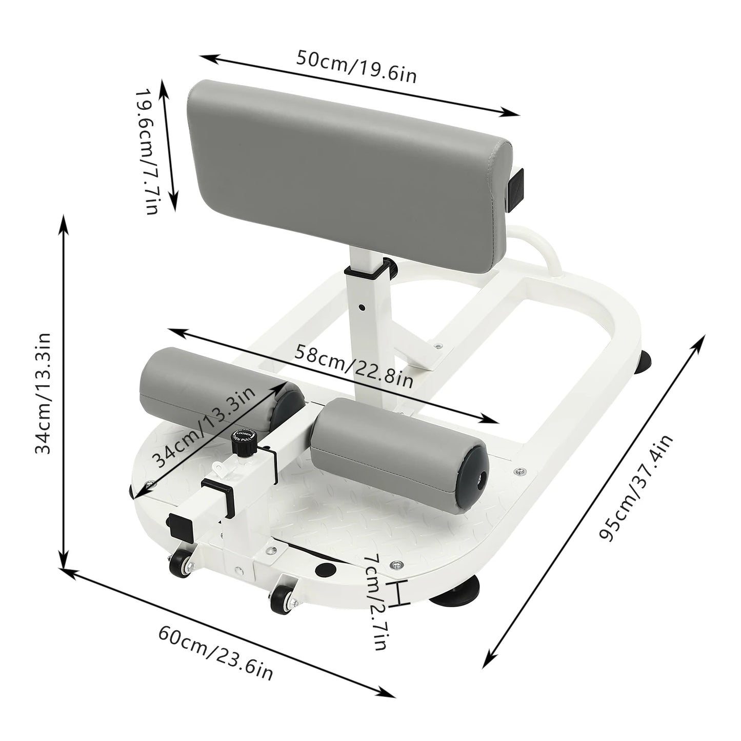 Multi-Function Deep Squat Bench Home Gym Workout Station Leg Exercise Machine Multifunctional Fitness Equipment
