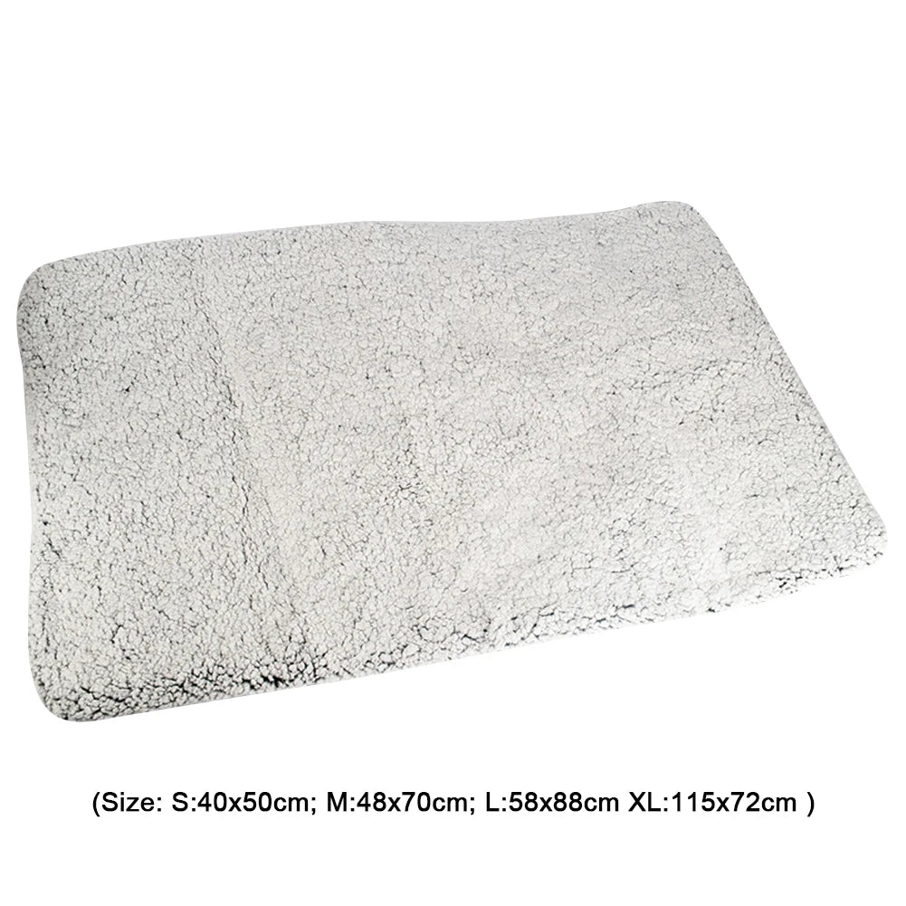 Self-Warming Cat Bed Pad Self-Heating Thermal Pet Mat for Indoor Outdoor Use