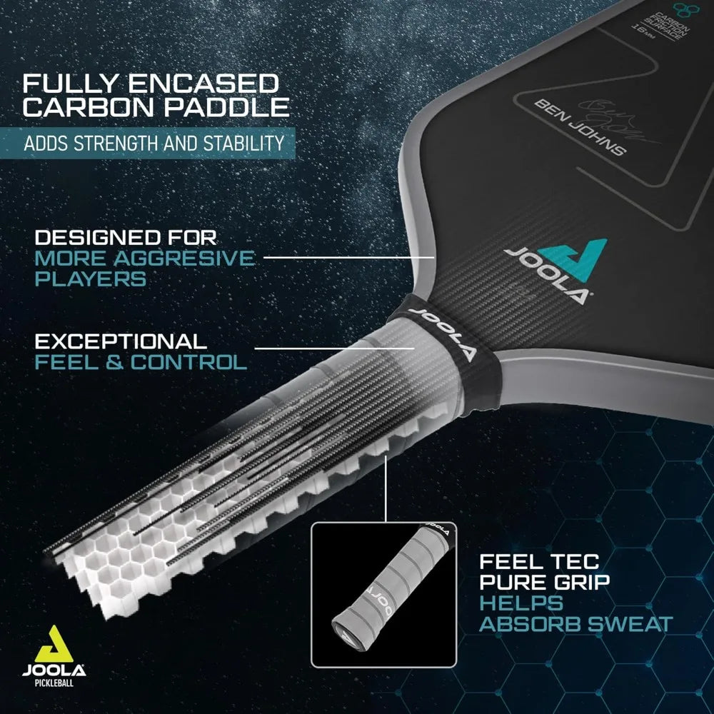 Ben Johns Perseus Pickleball Paddle Charged Surface