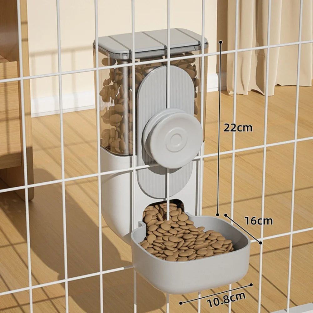 27oz Automatic Pet Bowl Cage Hanging Feeder and Water Dispenser for Puppy Cat Rabbit Small Pets - Joanie B 25