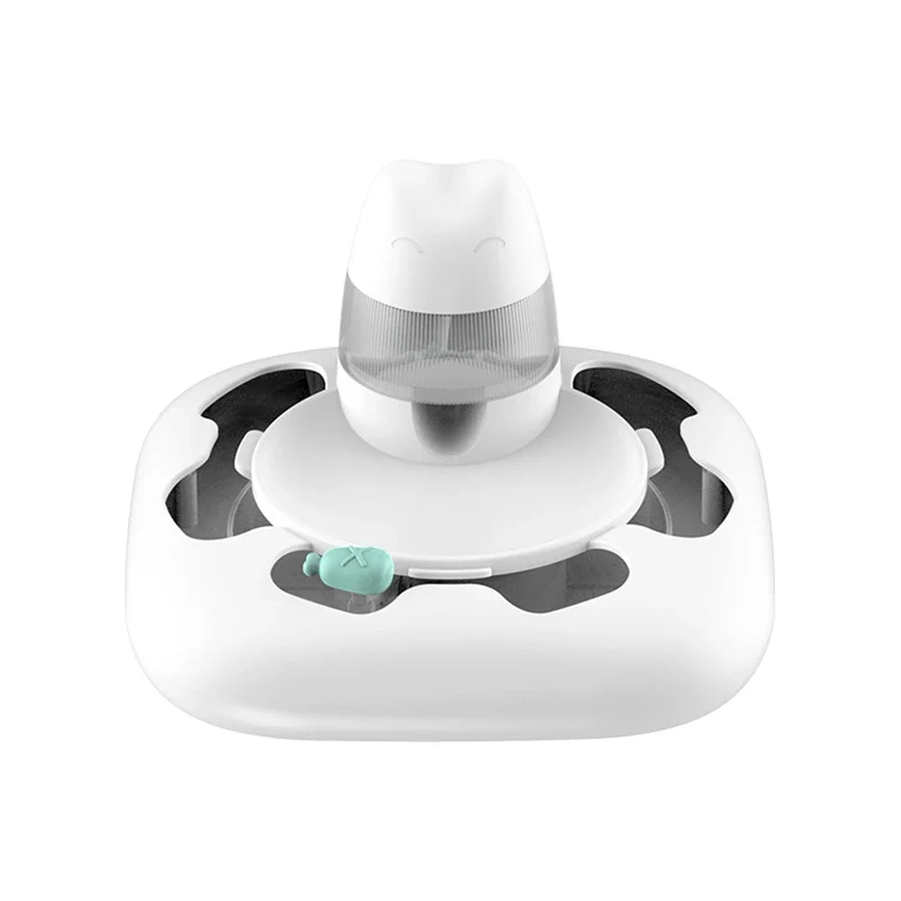 Usb Dog Predator Robot Toy Smart Pet Roller Track Cat Toy Automatic Rotating Kitten Interactive Supplies Pet Training Machine - Joanie B 25