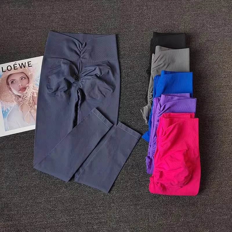 High Elastic Yoga Pants Women Fitness Leggings Breathable