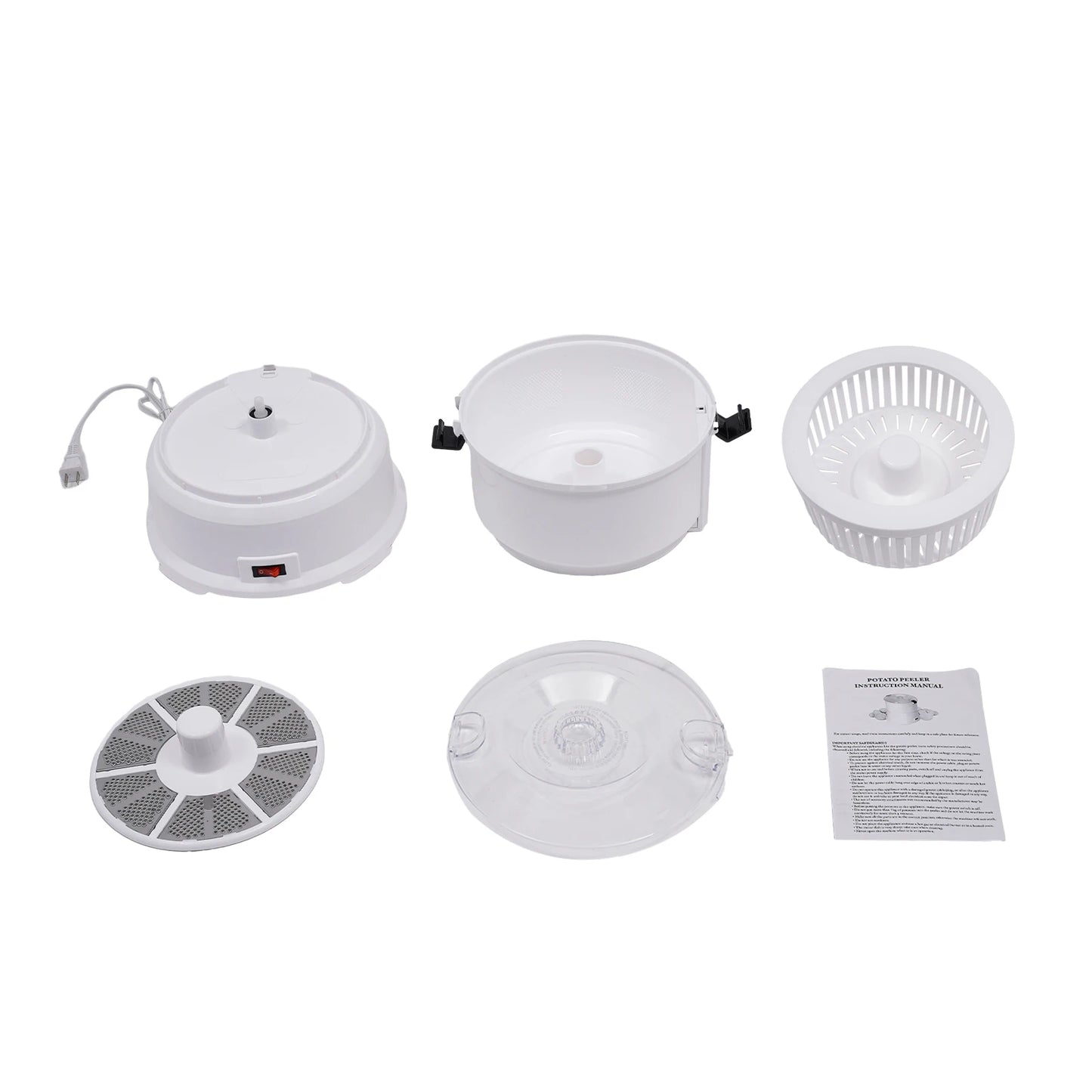 85W Electric Potato Peeler One Button Auto Spinner For Kitchens And Restaurants