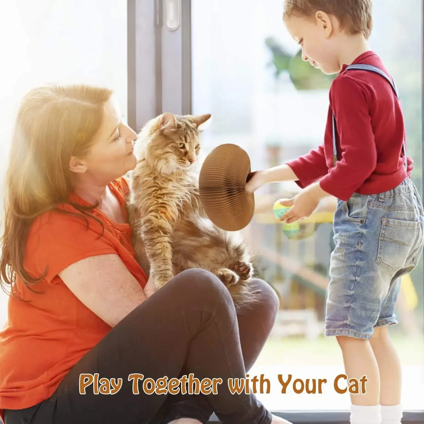 Magic Organ Cat Toy Ball Scratch Board Funny Post Toy for Cats Durable Corrugated Claw Grinding Climbing Pet Accessory - Joanie B 25