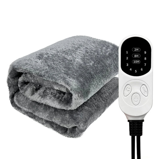 Car Heating Blanket Flannel Portable Breathable Electric Blanket for Car Fast Heating Soft Warm 12 Volt 48W for Camping