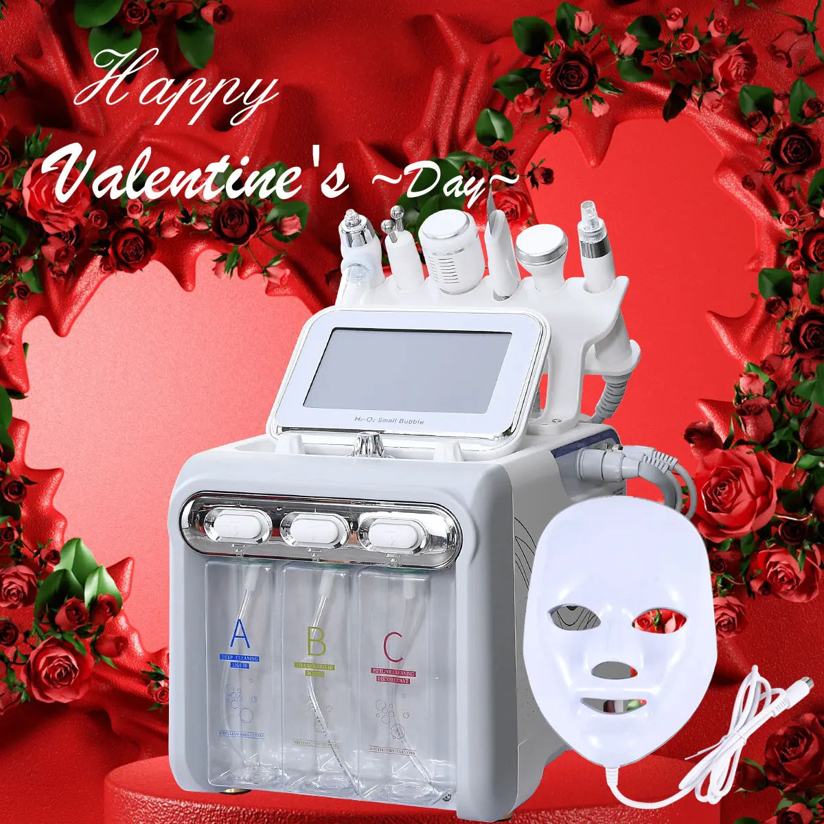 7 In 1 H2O2 Skin Cleansing Hydrofacial Machine For Home Use