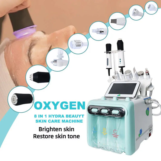8 In 1 Hydro Facial Machine CO2 Oxygen Wrinkle Remover