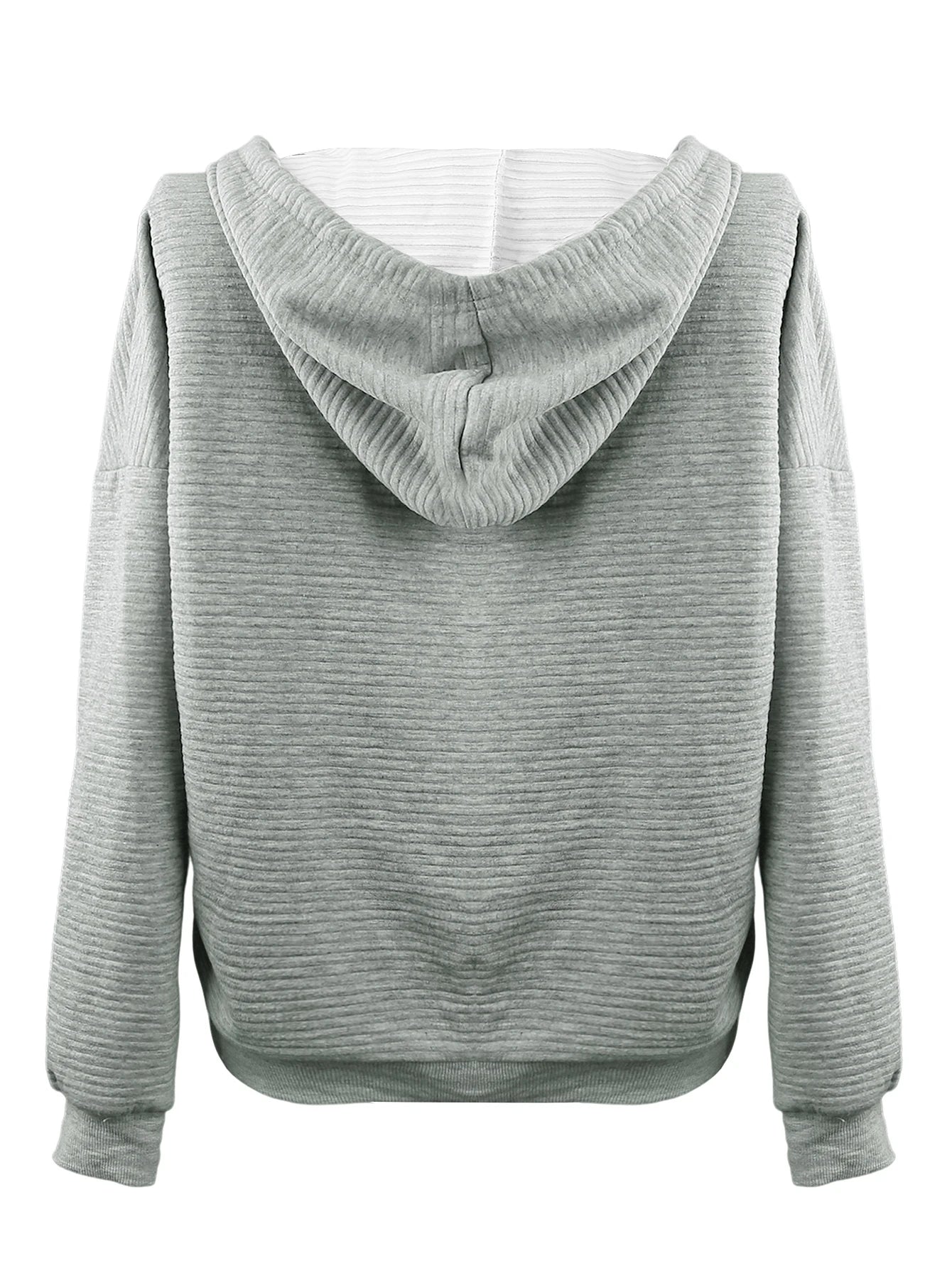 Simple Versatile Zip Up Hoodie Long Sleeve Sweatshirt for Fall Outfits Oversized Casual Fashion Solid Color Comfy Jacket - Joanie B 25